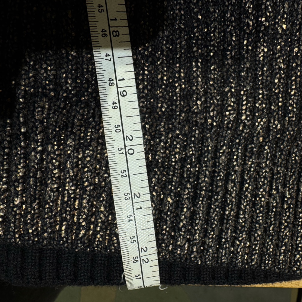 Pink Tartan 100% Wool Black and Bronze Knit Sweater - Picture 6 of 13